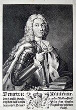 Dimitrie Cantemir - portrait from Descriptio Moldaviae, 1716.jpg