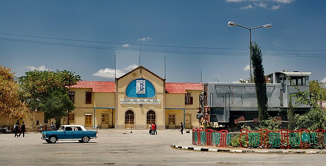 תחנת הרכבת בעיר