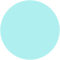 English: Plain baby blue disc