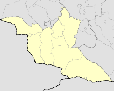 Districts of Matabeleland South Province, Zimbabwe.svg