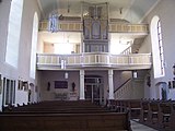 The gallery of St. Lawrence with an organ of Wilhelm Schwarz & Sohn