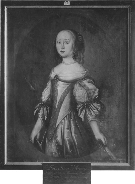 File:Dorotea Maria, 1641-75, prinsessa av Sachsen-Weimar - Nationalmuseum - 14721.tif