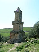 Mausoleo líbico-púnico después de su restauración
