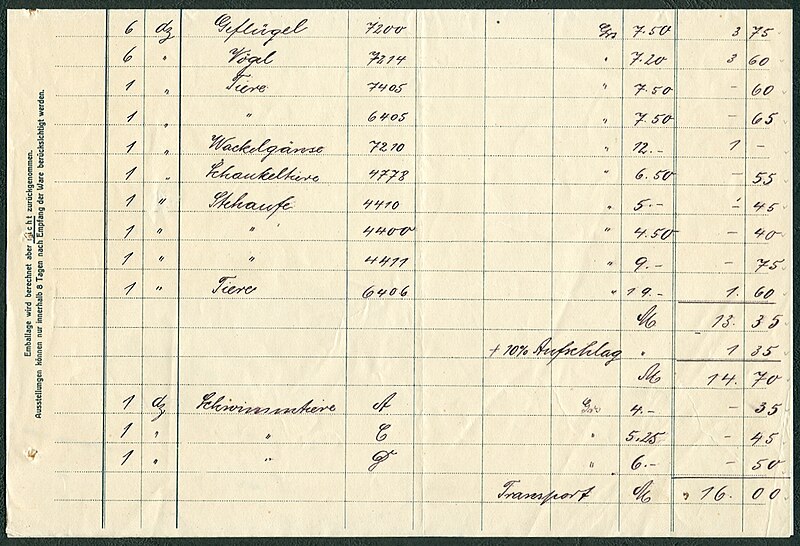 File:Dr. Paul Hunaeus Celluloidwaren-Fabrik Hannover-Linden Filiale Ricklingen beschrifteter Rechnungsvordruck vom 12. Mai 1915 untere Hälfe.jpg