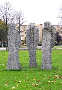 Trois figures (1979), Utrecht, Joseph Haydnlaan.