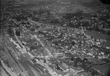 Chiasso; Luftbild von Werner Friedli (Fotograf) (1946)