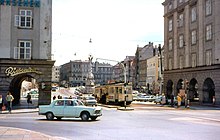 Linz in 1972 E Hauptplatz 1972.jpg