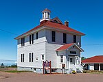 The Houghton Township Community Center in Eagle River Eagle River Museum--Houghton Township Community Center Michigan 2021-4264.jpg