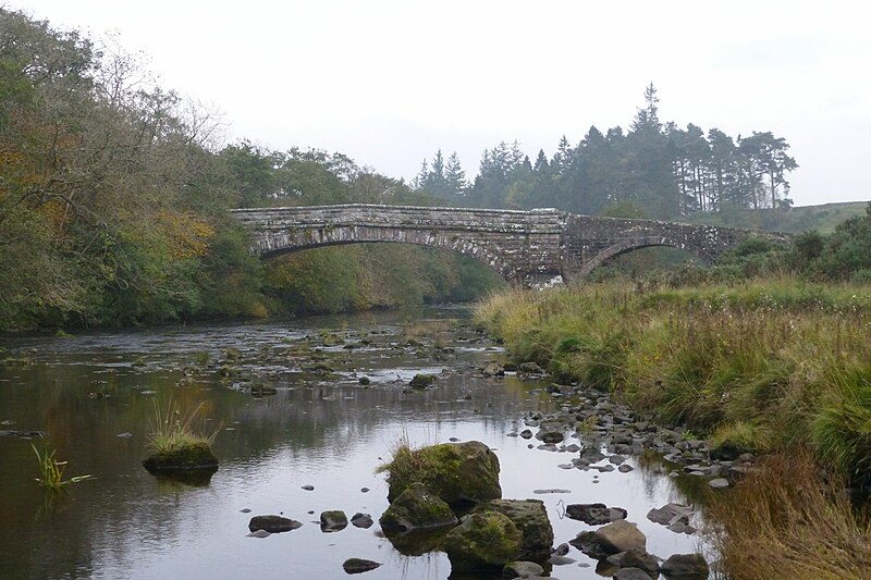 File:East Woodburn Bridge over River Rede - geograph.org.uk - 5938818.jpg