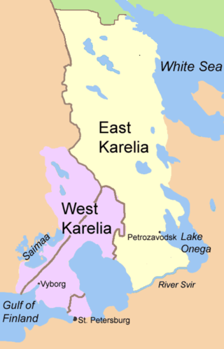 <span class="mw-page-title-main">East Karelia</span> Historic region of Northern Europe, now part of Russia