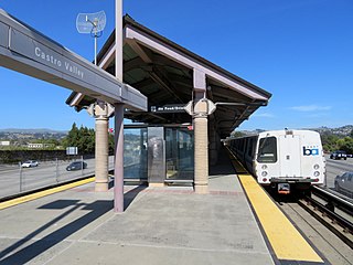 Castro Valley station Rapid transit station in San Francisco Bay Area