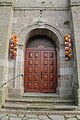 Église paroissiale Saint-Pierre-et-Saint-Vincent-Ferrier : porte d'entrée.