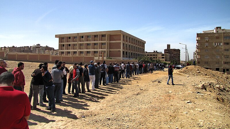 File:Egypt referendum line.jpg