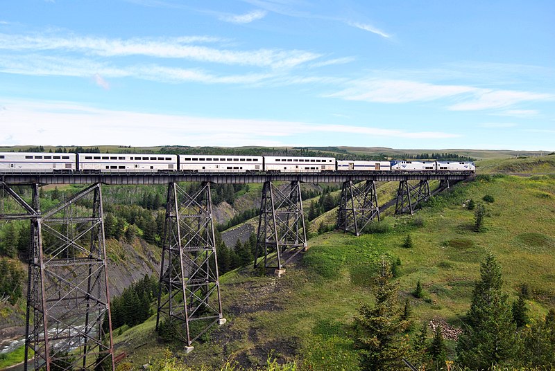 File:Empire Builder @Two Medicine Trestle ( 2 Views ).jpg