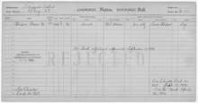 Enrollment for Cherokee Census Card R909 - NARA - 259972.tif