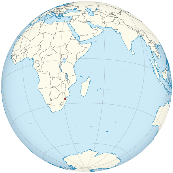 File:Eswatini on the globe (Madagascar centered).svg