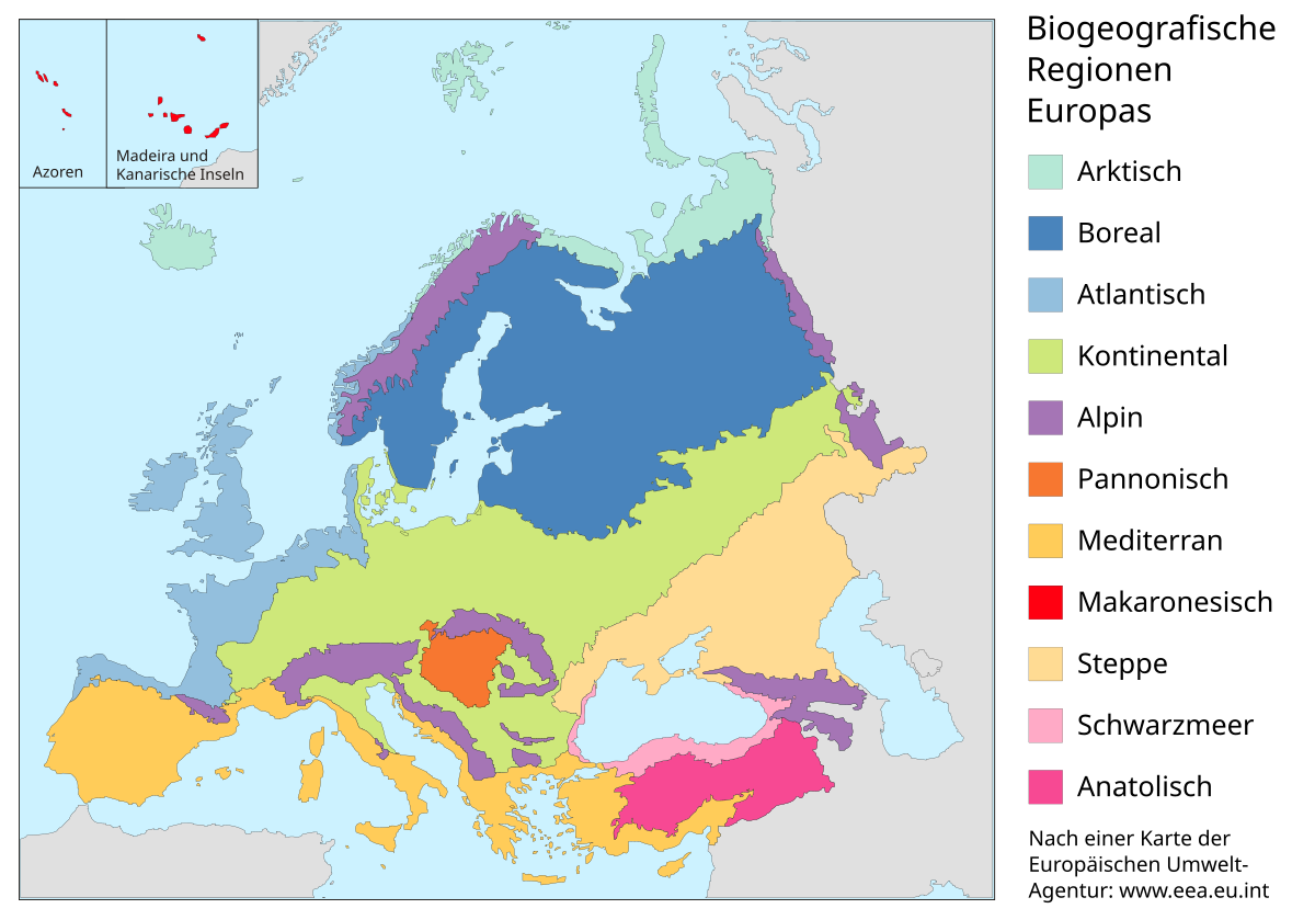 Beispielgeographie einer funktionalen Region