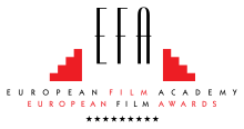The European Film Academy (logo pictured) was founded in Berlin. European Film Academy - European Film Awards logo.svg