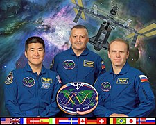 Crew of the third part of ISS Expedition 15