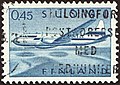 Stamp in the same drawing, but other nominal value (Michel No. 563x from 1963)