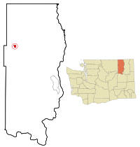 Location of Republic, Washington