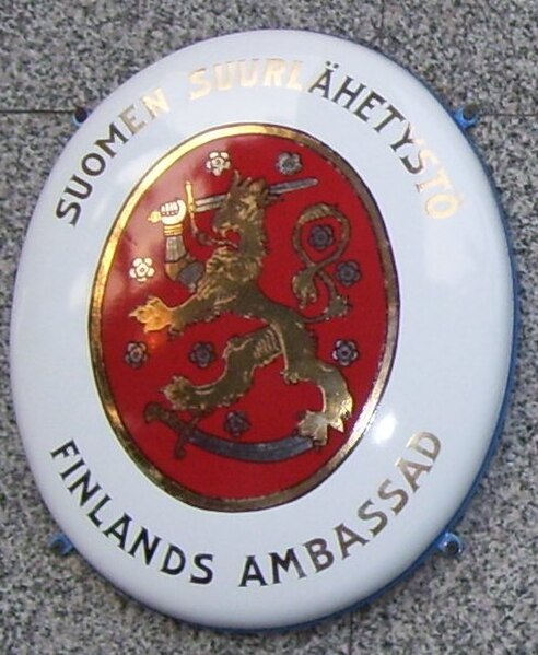 File:Finnish Embassy Coat of Arms in Jakarta.jpg