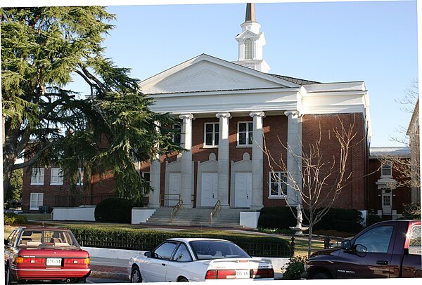 First Baptist Church, downtown Orangeburg