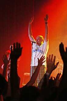 Fish during a concert in Poland, 2007 Fish Marillion Dereck William Dick.jpg