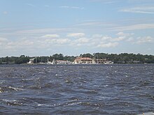 View of the Florida Yacht Club in the Ortega neighborhood of Jacksonville, FL. Florida Yacht Club Riverfront.JPG