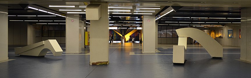 Francis Dusépulchre, Environnement habitable à la station Beaux-arts.