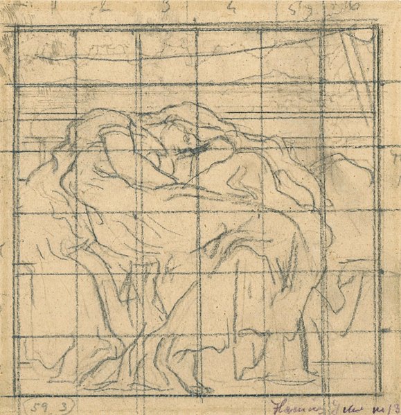 File:Frederic Leighton, Study for ‘Flaming June’ Composition, c. 1894.jpg