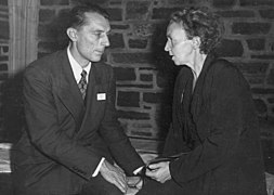 Frédéric e Irène en los años 1940.