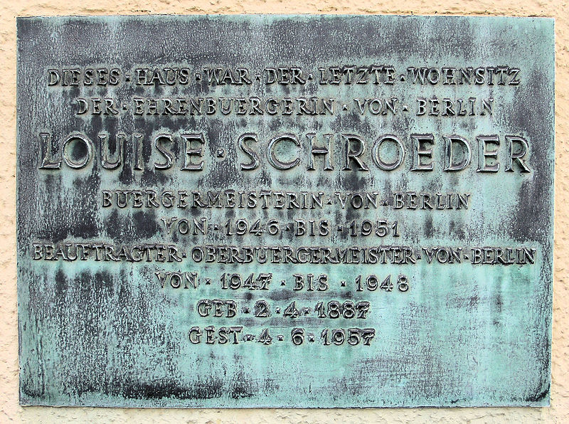 File:Gedenktafel Boelckestr 121 Louise Schroeder.JPG