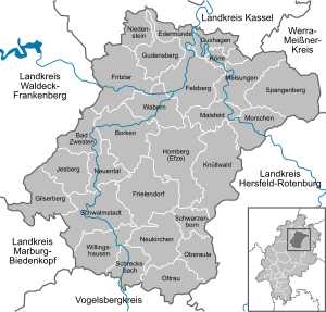 Clickable map of towns and municipalities in the district