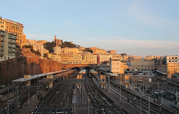 Genova Piazza Principe's platforms