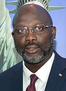 George Weah (8. května 2019)