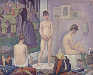 <i>Models</i> (painting) Painting by Georges Seurat