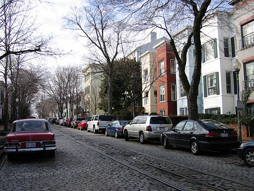 Straat in Georgetown