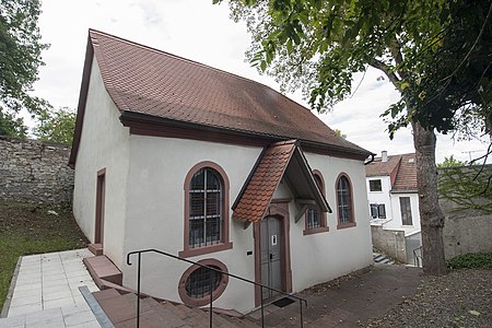 Gesamtansicht aus Südwesten Synagoge Weisenau