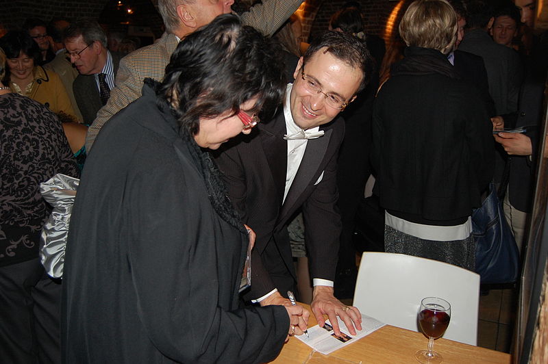 File:Giorgi Latsabidze signing CDs after the given recital at St. John's Smith Square Concert Hall in London.JPG