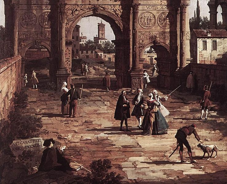 File:Giovanni Antonio Canal, il Canaletto - Rome - The Arch of Constantine (detail) - WGA03925.jpg