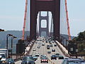 Trafikk på Golden Gate Bridge, 19. juli 2006