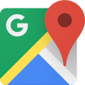Ancien logo de Google Maps de 2018 à 2020.