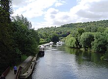 The River Thames as it passes through the Goring Gap GoringGap01.JPG