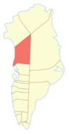 Location of the Upernavik municipality in Greenland