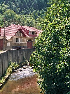 Cibin river in Romania