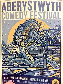 Aberystwyth Comedy Festival 2018, poster