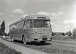 Leyland-Den Oudsten touringcar van de NBM als Europabus in 1953