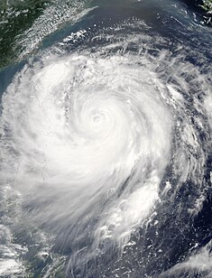 Super Typhoon Haitang off Taiwan