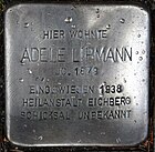 Hofheim am Taunus Stolperstein Kurhausstraße 53 Adele Lipmann.jpg